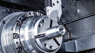Die Drehmaschine Index C100 wurde mit dem Abstechsystem 940 bestückt, das die bisherigen Stechschwerter ersetzt. (Bild: Horn)