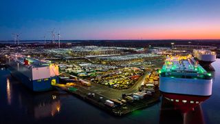 Viele importierte Autos kommen über Bremerhaven nach Deutschland. (Bild: BLG)