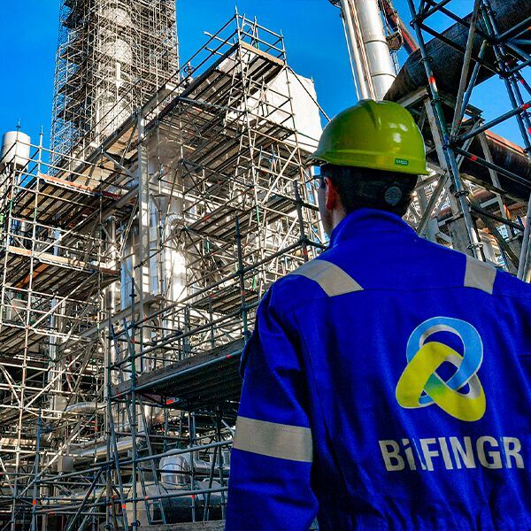 Industrial scaffoldings are amongst the services provided by Bilfinger.