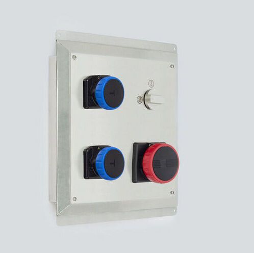 The wall installation socket panels in the 8150/5-V88 series are expanding the R. Stahl product portfolio for clean rooms. The wall installation socket panels in the 8150/5-V88 series are expanding the R. Stahl product portfolio for clean rooms.