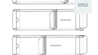 Auch der Nachwuchs hat einen Gold Award erhalten. Und zwar für den Battpack, den die Studentin Leonie Theurer an der HTWK Leipzig erdacht hat. Sie dient zur Aufbewahrung und Trennung von leeren und vollen Batterien, was durch eine Skala erleichter wird. (Bild: HTWK Leipzig)