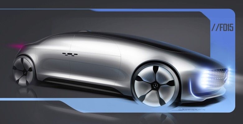Mercedes-Benz F015 Luxury in Motion: Monolithisches Exterieur mit Hightech-Charakter (Mercedes-Benz)