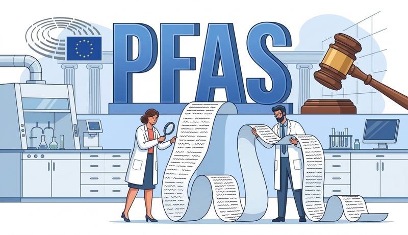 Se prevé una regulación más estricta de los PFAS. Sin embargo, los representantes de la industria desean que se aplique una excepción a la subclase de los fluoropolímeros. Un metaanálisis resume los motivos (imagen ilustrativa).(Imagen: KI-generiert / Gemini)