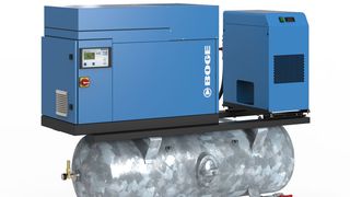 Dank hocheffizientem Permanentmagnetmotor weisen die neuen Modelle der C-Baureihe eine höhere Liefermenge bei gleichbleibender Leistungsaufnahme auf.  (Boge)