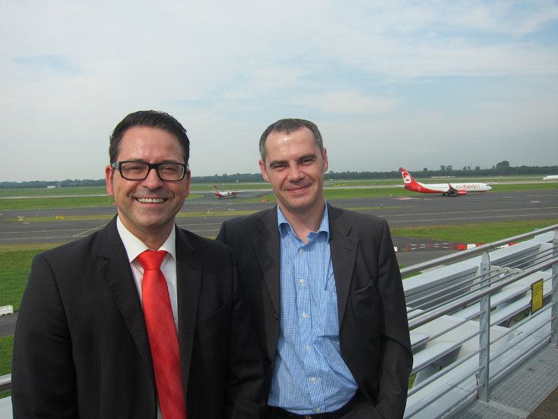 (l.) Guido Peters und Christof Stelmach, ZyXEL                                (Bild: Vogel IT-Medien GmbH)