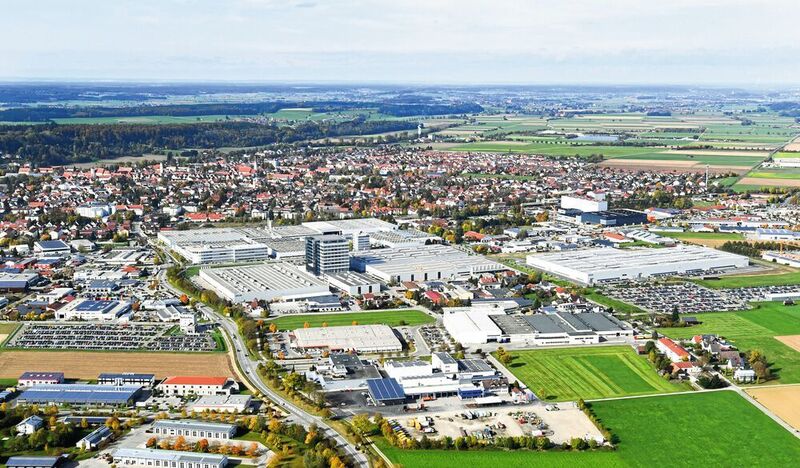 Hauptsitz der Grob-Werke in Mindelheim. (Grob Werke)