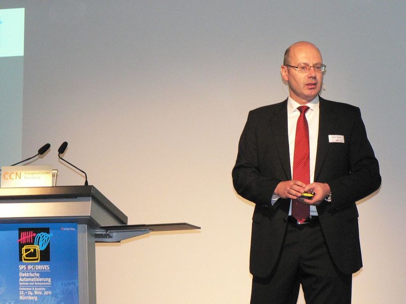 Johann Thoma, Mesago, wies auf Rekordanzahl der Aussteller hin: 1.429 (Archiv: Vogel Business Media)