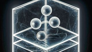 Die Position von Atomen lässt sich heute präzise mit so genannten Quantengas-Mikroskopen bestimmen. Besonders aufwändig ist dabei die Höhenmessung (z-Koordinate), weil viele Aufnahmen mit unterschiedlichen Fokusebenen gemacht werden müssen. (Symbolbild). (Bild: KI-generiert mit ideogram.ai)