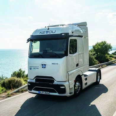 Keyou will offer the retrofitted trucks under the designation "Keyou Hice 4.0" in the future. (Source: Keyou)