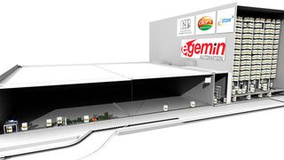 Auf einer Fläche von 82 x 38 x 41 m lagern zukünftig über 20.000 Paletten mit Tiefkühlprodukten. (Bild: Egemin)