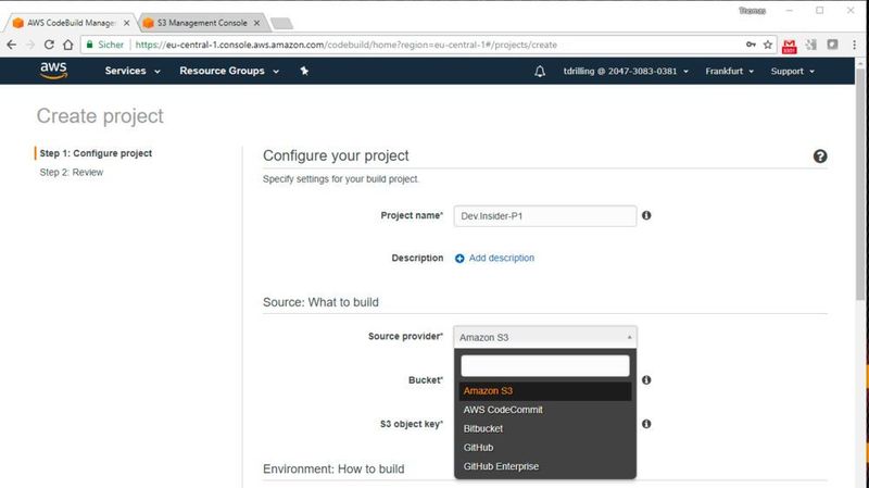 Amazon Web Services für Entwickler, Teil 6
Entwicklungsumgebung mit AWS CodeBuild bereitstellen
Nach der Planungsphase für AWS CodeBuild befassen wir uns konkret mit der Bereitstellung einer Docker-basierten, auf AWS gehosteten Entwicklungsumgebung. Dieser Vorgang dient allein dem Zweck, einen Build anzustoßen, ohne sich um die Infrastruktur kümmern zu müssen. >>> Zum Artikel 