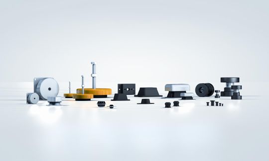 (Die Gummi-Metall-Isolatoren sind nur ein Teil des Portfolios der ACE Stoßdämpfer GmbH im Bereich der Schwingungstechnik. Bildquelle: ACE Stoßdämpfer GmbH)