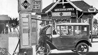 Aral-Tankstelle von 1924 (Bild: Autoren-Union Mobilität/Aral)