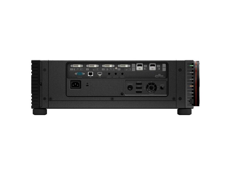 Vier DVI-D- and zwei HDMI-Eingänge stehen für die Verbindung zu 4K-Quellen bereit. (Bild: Canon)