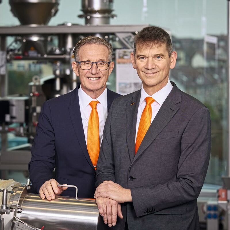 CEO Rainer Zimmermann (left) and Managing Director Hartmut Eckert (rgiht)