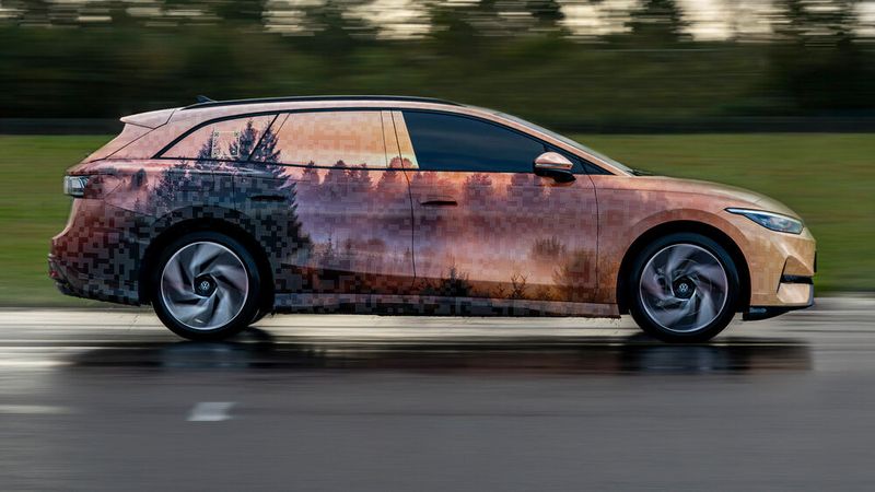Die Kombiversion des ID 7 kommt 2024 als ID 7 Tourer auf den Markt.(Bild:  VW)