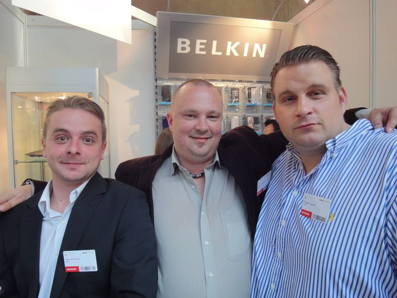 Marius Florea, Heiko Maempel und Tobias Lippke, Belkin (v.l.) (Archiv: Vogel Business Media)