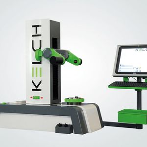 Das Werkzeugenstell-Gerät Kenova set line V3 CNC von Kelch, das jetzt auch per Mysolutions-Software Teil einer automatisierten Fertigung werden kann.(Bild:  Kelch)
