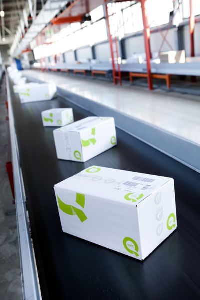 Vom Distributionszentrum in Hückelhoven aus hat QVC im Jahr 2013 etwa 1,5 Mio. Pakete versendet. (Bild: QVC)