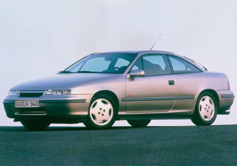 Frontansicht des Opel Calibra (1990 – 1997). (Opel )