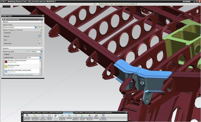 4 Visuelles Reporting  ... ist ein HD3D-Tool, mit dem der Status von Komponenten einfach identifiziert werden kann. Hier werden diese in verschiedenen Farben hervorgehoben. (Archiv: Vogel Business Media)