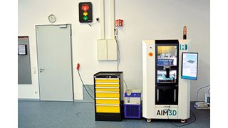 Aim3D’s 3D CEM system Exam 255 at Naddcon  (Source: Guido Radig)