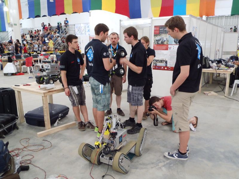 Impressionen vom Wettbewerb (TU Darmstadt)