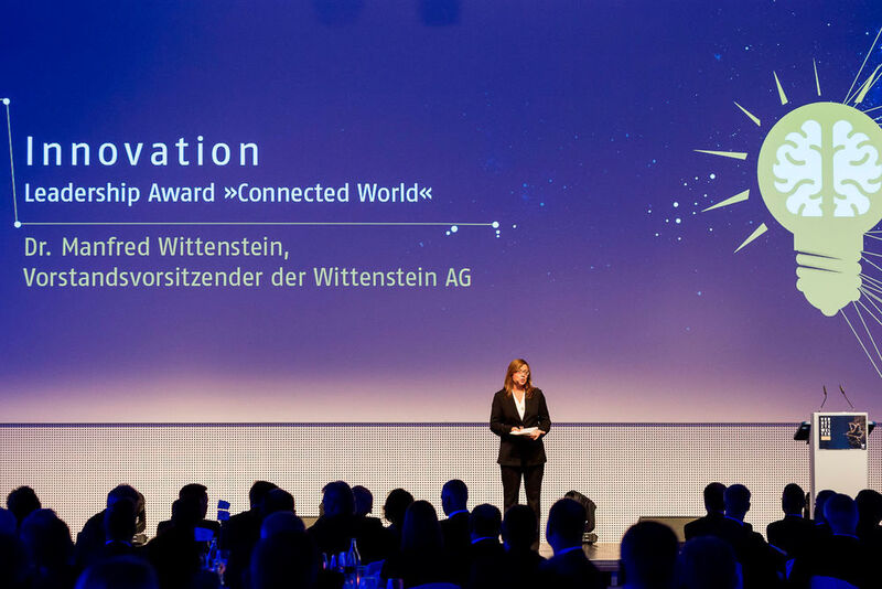 Ausgezeichnet in der Kategorie Innovation wurde Dr.-Ing. e.h. Manfred Wittenstein, Vorstandsvorsitzender der Wittenstein AG. (Vogel Business Media/Stefan Bausewein)