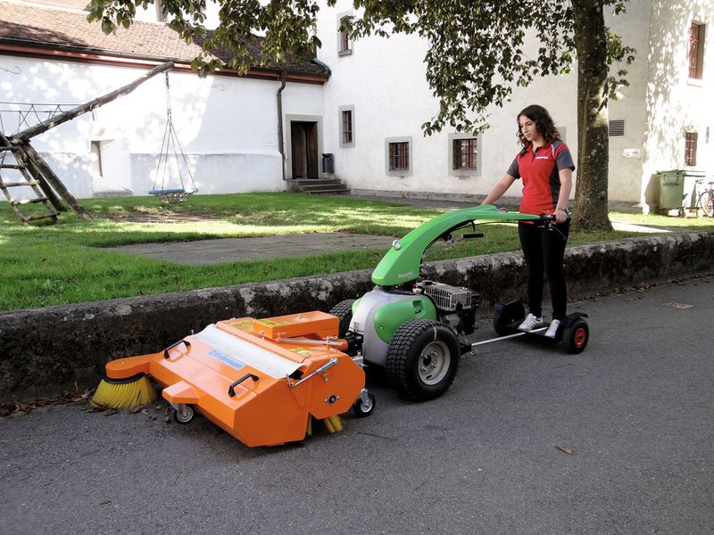 Einachser von Rapid in der Arealpflege (Bild: Rapid Technic)