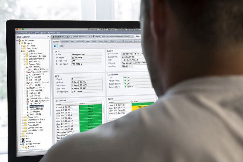 Blick auf die Storage-Details (Beta Systems)