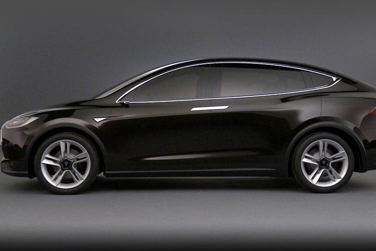 Vor einigen Monaten hatten Skizzen des „Premium-Crossovers“ noch weniger bullig ausgesehen. (Foto: Tesla)