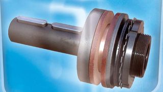 Die Sicherheitsrutschkupplung Modell DSF/EX/PR ist mit einem Wellenstummel versehen, der direkt in die Hohlwelle  des Untersetzungsgetriebes eingesetzt werden kann.  Bild: Comintec (Archiv: Vogel Business Media)