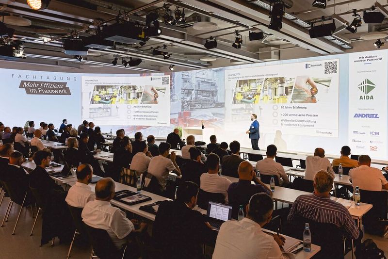 Impressionen der Fachtagung „Mehr Effizienz im Presswerk“ 2025 in Würzburg. (Bild: Stefan Bausewein)