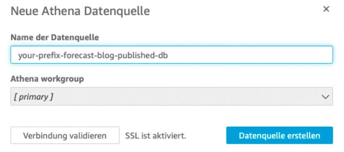 Athena-Datenquelle