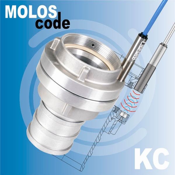 Moloscode von Mollet ist ein intelligentes Kupplungs-System, das ein fehlerhaftes Verbinden von Schlauch- und Rohrleitungen unmöglich macht. Jeder Schlauch bekommt einen Transponder und jeder Rohrleitungsanschluss wird mit einem Lesegerät ausgestattet, das über ein Bus-System direkt an die Steuerung meldet, welcher Schlauch angeschlossen wurde. Damit wird Verwechslung durch menschliches Versagen bei An- und Umschlüssen sicher vermieden, die Produktionssicherheit erhöht und das Unfallrisiko reduziert.  (Mollet)