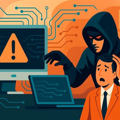 Zum fünften Mal in Folge landen Cybervorfälle im Allianz Risk Barometer auf Platz 1 der weltweit größten Risiko. (Bild: KI-generiert)