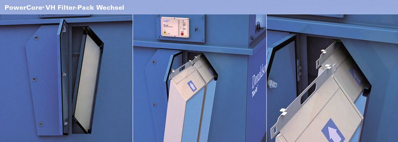 Bild 2: Die Filter-Packs haben ein geringes Gewicht und können einfach von einer Person gehandhabt werden. (Bild: Donaldson)
