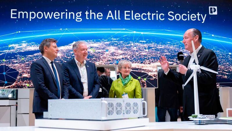 Die All Electric Society Arena soll zeigen, wie die Industrie dazu beitragen kann, die Klimaziele zu erreichen.(Bild:  All Electric Society)
