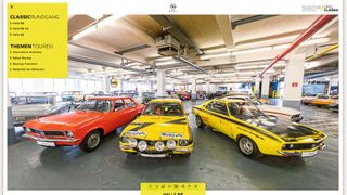 Ab sofort können Fans der Marke Opel auch virtuelle Rundgänge durch die umfangreiche Classic-Sammlung unternehmen. (Bild: Opel Automobile GmbH)