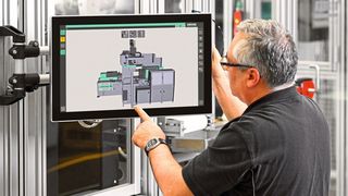 Die Anlage von Arburg nutzt Assistenzsysteme für Füllsimulation und geregeltes Einspritzen. (© Arburg)