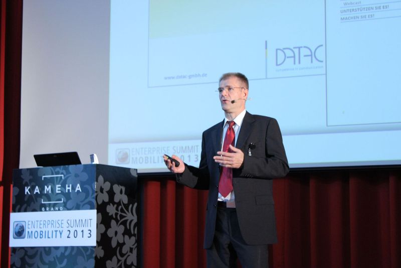 Matthias Stender von Datac referierte zum Thema: 