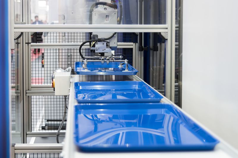 Fakuma international trade fair for plastics processing with regard to all types of plastics has kicked off at Friedrichshafen on October 14, 2014. The ‘plastics processing showcase’, which places second in global rankings for its sector, presents the entire process sequence beginning with R&D, right on up to mass production of plastic parts, assemblies and complete devices made of plastic with integrated functions to expert visitors from all over the world. (Picture: Schall)