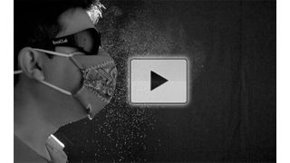 High-speed videos of a person sneezing reveal the best fabric combos for cloth masks. (American Chemical Society)