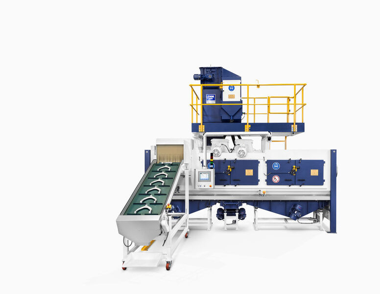 Seine THM-Muldenband-Strahlanlagen hat Walther Trowal auch für Aluminium als Strahlmittel ausgelegt. (Walther Trowal)