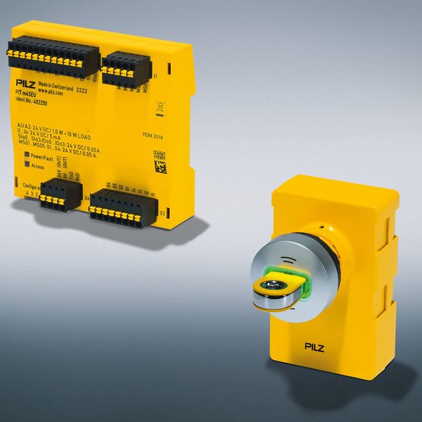 With the operating mode selection and access authorization system PITmode fusion, both manipulation protection and access control can be implemented as part of an integrated security concept.  (Pilz GmbH & Co. KG)