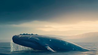 Bartenwale – hier im Bild ein Blauwal – besitzen keine Zähne, sondern hunderte bis zu vier Metern lange Barten im Oberkiefer, mit denen sie ihre Nahrung – Krill, Plankton und andere Kleinorganismen – aus dem Wasser filtern. (Bild: Lemart - stock.adobe.com)