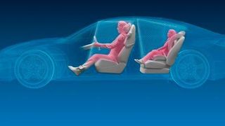 Künftig könnten Insassen in Autos zu ihrer eigenen Sicherheit unter permanenter Beobachtung eines Kamerasystems stehen. (ZF)