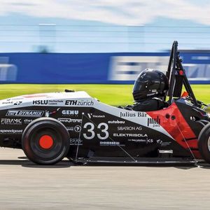 Der Elektro-Rennwagen „mythen“: beschleunigt  in 0,956 s von 0 auf 100 km/h.(Bild:  Alessandro Della Bella / ETH Zürich)