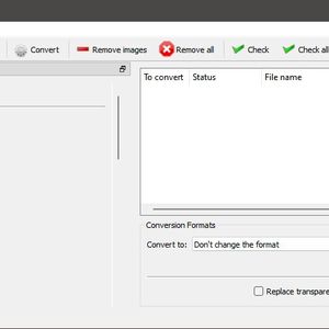 Converseen bietet eine moderne und aufgeräumte Oberfläche, die zudem leicht zu bedienen ist.(Bild:  Joos (Screenshot))