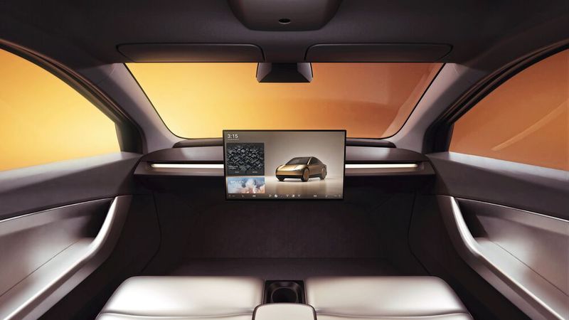 Im „Cybercab“ gibt es kein Lenkrad mehr. (Bild: Tesla Motors)